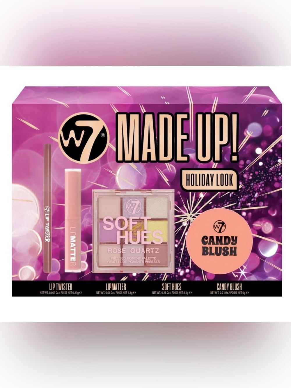 Soft Hues Rose Quartz Eyeshadow Palette & Candy Blush Gift Set